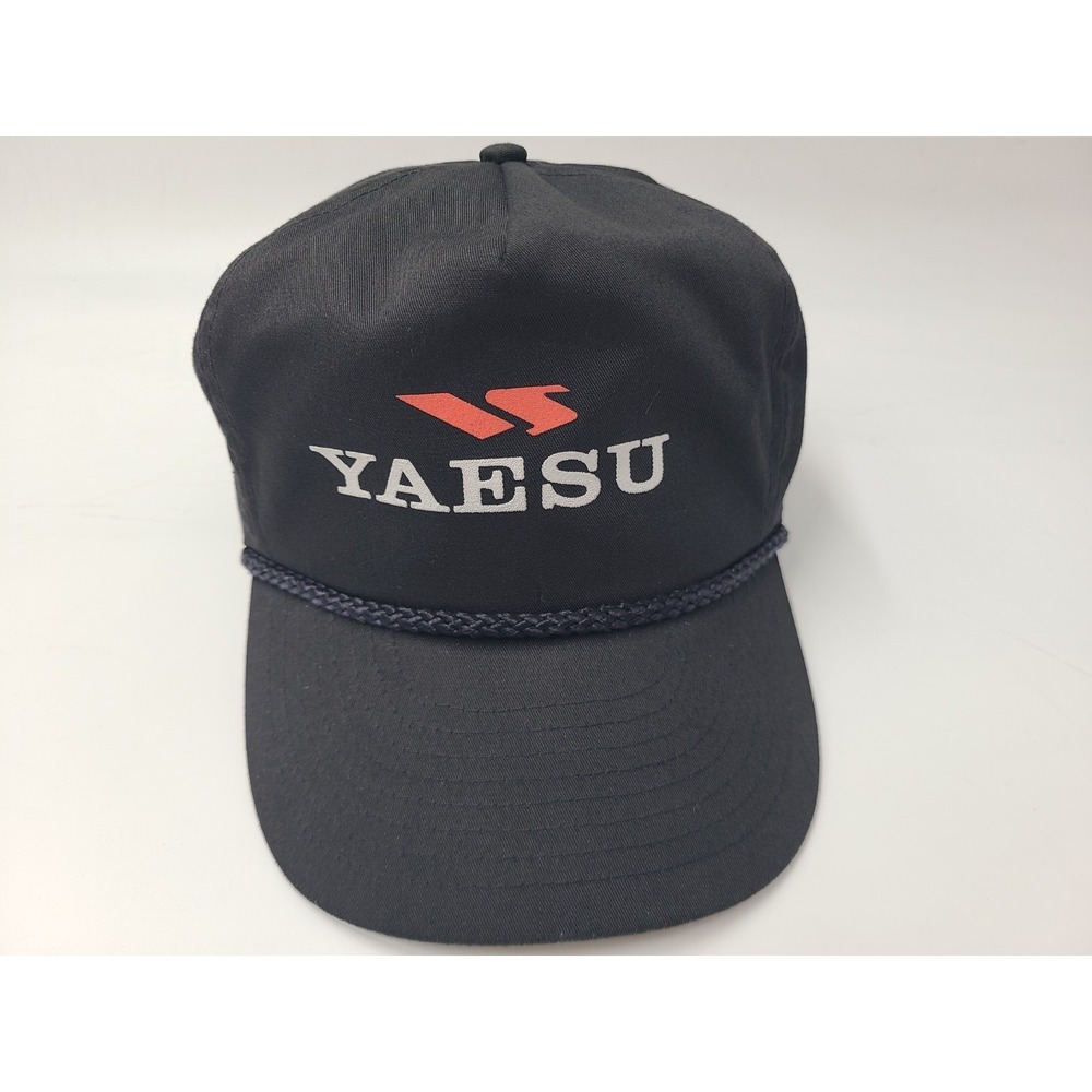 Vintage Yaesu Rope Snapback Hat Cap Radio Electronics Company‎ Men Women Black
